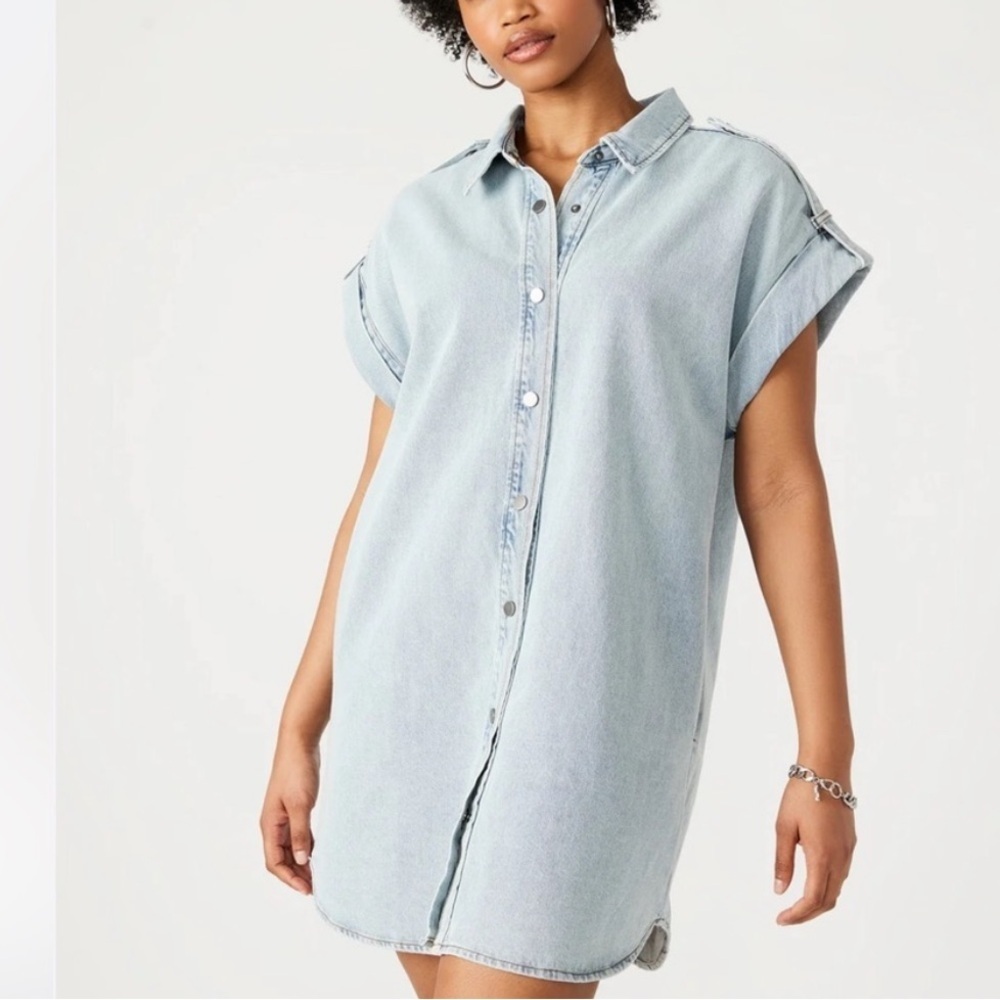Steve Madden Ilara Denim Shirt S